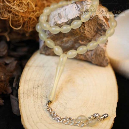 Kazaziye Damla Kehribar Tesbih