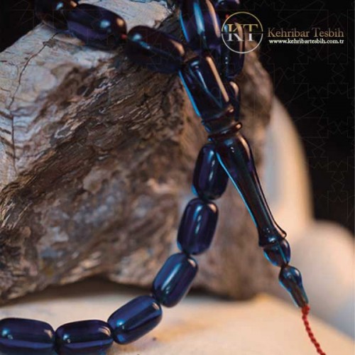 Ateş Kehribar | Fıçı Kesim | Üç Yedek Habbeli | Gümüş Püsküllü