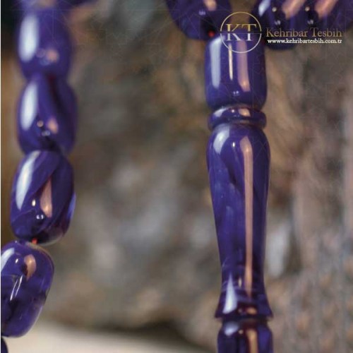 Sıkma kehribar| Fıçı Kesim | Gümüş Püskül | Tek Yedek Habbeli